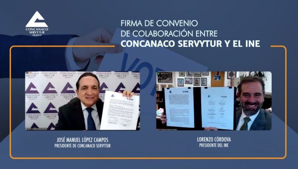 Firma Concanaco Servytur convenio con INE para promover participación ...